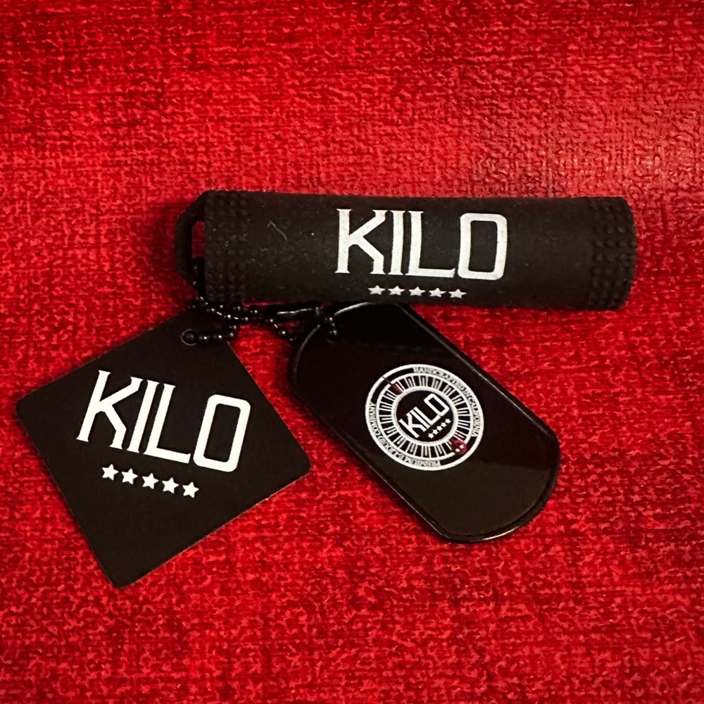 NEW Black KILO Silicone Battery Protecter Keychain.